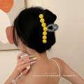 Nuevos elegantes abrazaderas de 11 cm Capaces de cabello Accesorios Grandes clips de cabello de metal Pintura Aceite Drop de piedra Cañas para mujeres para mujeres